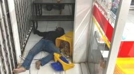 Jasad Andriansyah ditemukan meninggal dunia dalam Alfamart Kalibunder, Sukabumi - Ist