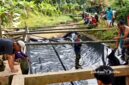 Kementan RI lakukan perbaikan saluran irigasi yang rusak di Nyalindung, Kabupaten Sukabumi - Kementan RI