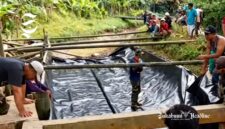 Kementan RI lakukan perbaikan saluran irigasi yang rusak di Nyalindung, Kabupaten Sukabumi - Kementan RI