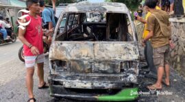 Niat dibikin bagus, angkot trayek 035 di Sukabumi malah ludes terbakar - sukabumiheadline.com