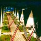 Penampakan Qiai Guest House Sukabumi malam hari - Ist