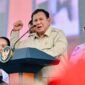 Presiden Prabowo Subianto saat peringatan May Day 2026 - Kemenaker RI