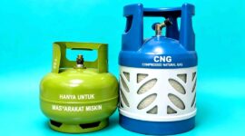 Tabung Elpiji 3 kg dan tabung CNG 3 kg - Ist