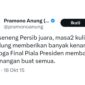 Twit Gubernur DKI Jakarta yang ikut senang Persib juara diungkit Bobotoh - Ist