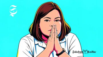 Wakil Presiden Filipina Sara Duterte - Ilustrasi sukabumiheadline.com