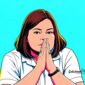 Wakil Presiden Filipina Sara Duterte - Ilustrasi sukabumiheadline.com