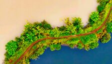 Ilustrasi sempadan sungai - Arkabumi
