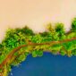 Ilustrasi sempadan sungai - Arkabumi