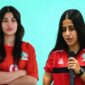 Dua pemain Timnas Palestina Rand Al Halawani dan Metalle Abu Dayyah - Ist