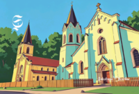 Ilustrasi Gereja Protestan dan Gereja Katolik - sukabumiheadline.com