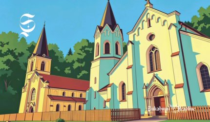 Ilustrasi Gereja Protestan dan Gereja Katolik - sukabumiheadline.com