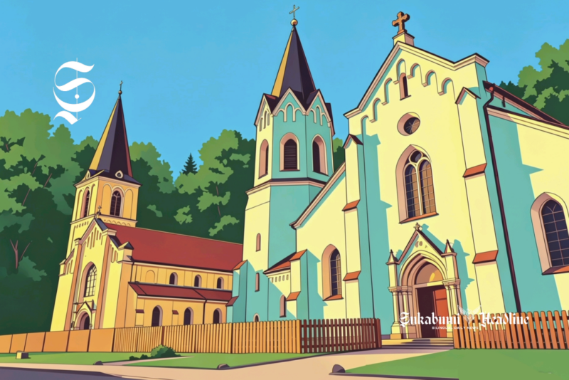 Ilustrasi Gereja Protestan dan Gereja Katolik - sukabumiheadline.com