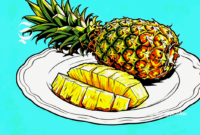 Ilustrasi buah nenas atau nanas - sukabumiheadline.com
