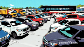 Ilustrasi deretan berbagai jenis mobil - sukabumiheadline.com