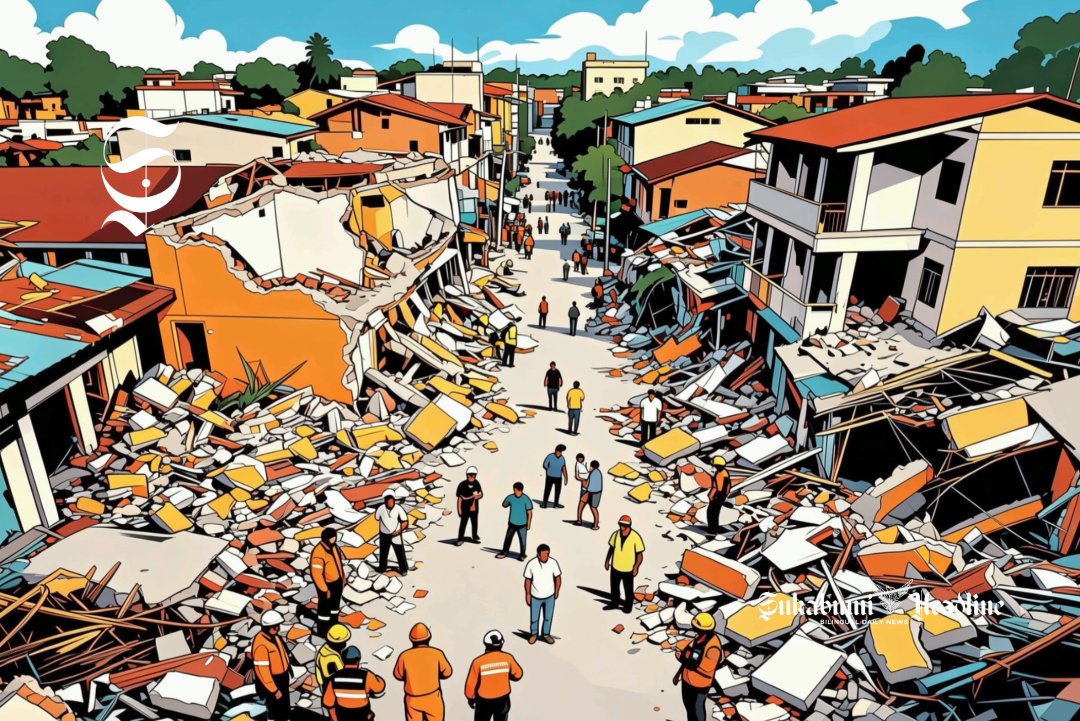 Ilustrasi gempa bumi - sukabumiheadline.com