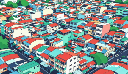 Ilustrasi hunian padat penduduk - sukabumiheadline.com