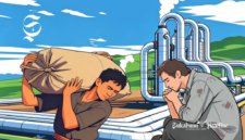 Ilustrasi kemiskinan di kawasan perusahaan geothermal - sukabumiheadline.com