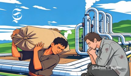 Ilustrasi kemiskinan di kawasan perusahaan geothermal - sukabumiheadline.com