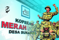 Ilustrasi latihan militer calon manager Kopdes Merah Putih - sukabumiheadline.com