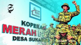 Ilustrasi latihan militer calon manager Kopdes Merah Putih - sukabumiheadline.com