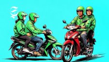 Ilustrasi ojek online atau ojol - sukabumiheadline.com