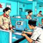 Ilustrasi pelaku UMKM sedang mengajukan kredit di bank - sukabumiheadline.com