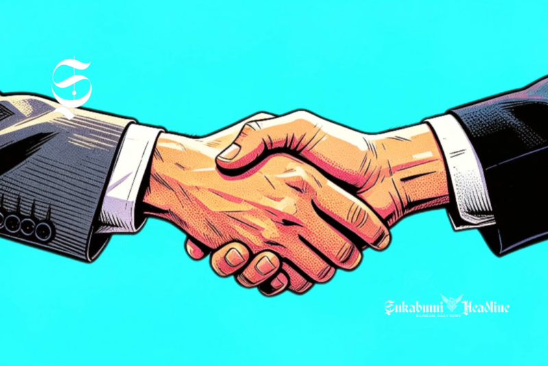 Ilustrasi perdamaian dua pihak yang bertikai - sikabumiheadline.com