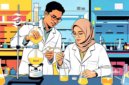 Ilustrasi praktik penyulingan minyak herbal di laboratorium - sukabumiheadline.com