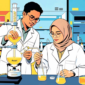 Ilustrasi praktik penyulingan minyak herbal di laboratorium - sukabumiheadline.com