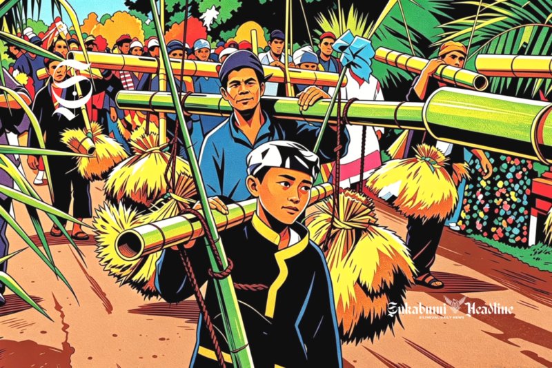 Ilustrasi rangkaian acara seren taun di kasepuhan - sukabumiheadline.com