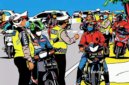 Ilustrasi razia kendaraan bermotor oleh polisi lalulintas - sukabumiheadline.com