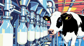 Ilustrasi sapi perah - sukabumiheadline.com