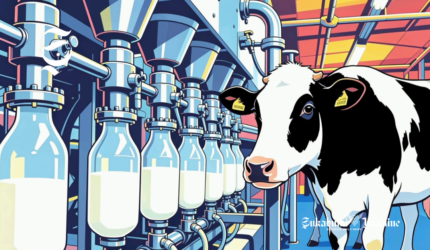 Ilustrasi sapi perah - sukabumiheadline.com