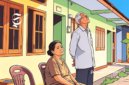 Ilustrasi sepasang suami istri hidup sederhana di masa tua - sukabumiheadline.com
