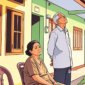 Ilustrasi sepasang suami istri hidup sederhana di masa tua - sukabumiheadline.com