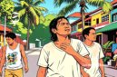 Ilustrasi warga merasakan gerah hingga berkeringat - sukabumiheadline.com