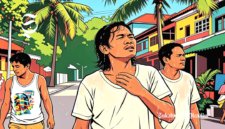Ilustrasi warga merasakan gerah hingga berkeringat - sukabumiheadline.com