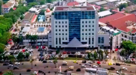 Jalan Dokter Muhammad Ali di kawasan RS dr. Moh. Hoesin Palembang - Ist