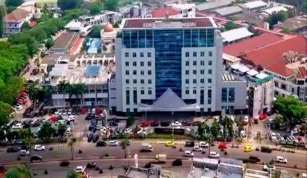 Jalan Dokter Muhammad Ali di kawasan RS dr. Moh. Hoesin Palembang - Ist
