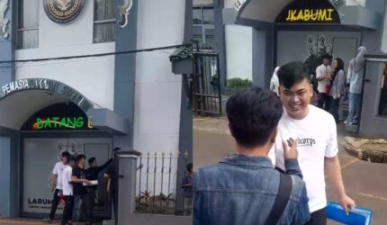 Menyambut sahabat masa kecil bebas dari penjara - @ikename