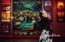 Nazla Fauziah di depan poster Sekawan Limo 2 - sukabumiheadline.com
