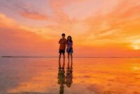 Sunset di Pantai Ujung Genteng, Sukabumi - Ist
