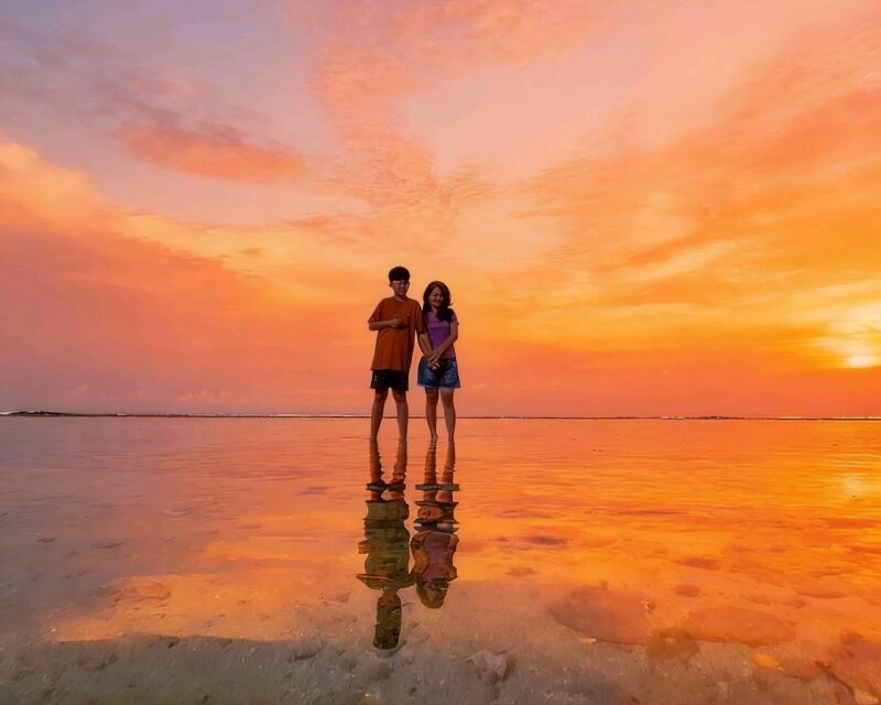 Sunset di Pantai Ujung Genteng, Sukabumi - Ist