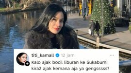 Titi Kamal mau liburan ke Sukabumi - @titi_kamall