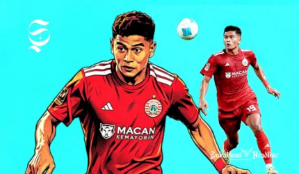 Agi Firmansyah, pemain Persija Jakarta asal Sukabumi - Ilustrasi sukabumiheadline.com