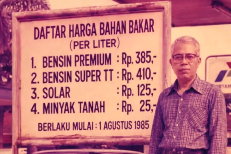 Harga BBM per Agustus 1985 - Ist