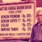 Harga BBM per Agustus 1985 - Ist
