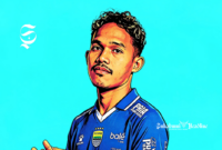 Ikhwan Tanamal, pemain Persib Bandung - Ilustrasi sukabumiheadline.com