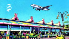 Ilustrasi Bandara Husein Sastranegara Bandung - sukabumiheadline.com