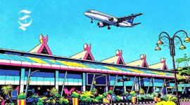 Ilustrasi Bandara Husein Sastranegara Bandung - sukabumiheadline.com